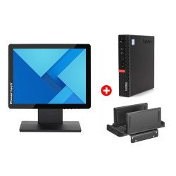 Lenovo Pc Thinkcentre M720Q Tiny Refurbished Grade A Repainted, Οθόνη Αφής 15" & Βάση Pc