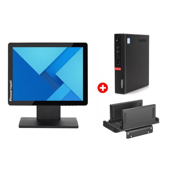 Lenovo Pc Thinkcentre M720Q Tiny Refurbished Grade A Repainted, Οθόνη Αφής 15" & Βάση Pc Lenovo Pc Thinkcentre M720Q Tiny Refurbished Grade A Repainted, Οθόνη Αφής 15" & Βάση Pc