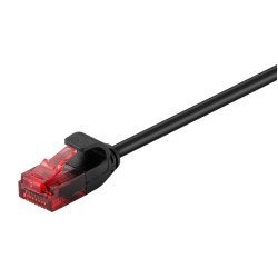 Goobay Καλώδιο Δικτύου 71547, Cat 6 U/Utp, Slim, Copper, 250Mhz, 0.15M, Μαύρο