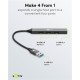 Goobay Usb Hub 74456, 4X Θυρών, Usb 3.2, 5Gbps, Usb Σύνδεση, Γκρι