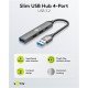Goobay Usb Hub 74458, 4X Θυρών, Usb 3.2, 5Gbps, Usb Σύνδεση, Γκρι Goobay Usb Hub 74458, 4X Θυρών, Usb 3.2, 5Gbps, Usb Σύνδεση, Γκρι