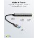 Goobay Usb Hub 74458, 4X Θυρών, Usb 3.2, 5Gbps, Usb Σύνδεση, Γκρι Goobay Usb Hub 74458, 4X Θυρών, Usb 3.2, 5Gbps, Usb Σύνδεση, Γκρι