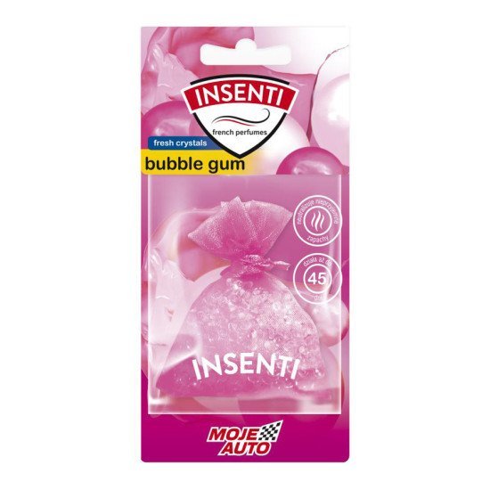 Moje Auto Κρεμαστό Αρωματικό Αυτοκινήτου 15-007 Bubble Gum, Crystals 20G