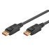 Goobay Καλώδιο Displayport 74760, 16K/60Hz, 80 Gbps, 1M, Μαύρο