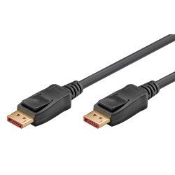Goobay Καλώδιο Displayport 74761, 16K/60Hz, 80 Gbps, 2M, Μαύρο