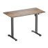 Brateck Ηλεκτρικό Γραφείο S16-22R-B Με Ρυθμιζόμενο Ύψος, 120X60X72~120Cm, Μαύρο/Καφέ Ξύλινο