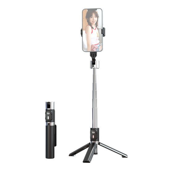 Usams Selfie Stick Zb324 Με Τρίποδο, Έως 110Cm, Bluetooth, Μαύρο Usams Selfie Stick Zb324 Με Τρίποδο, Έως 110Cm, Bluetooth, Μαύρο