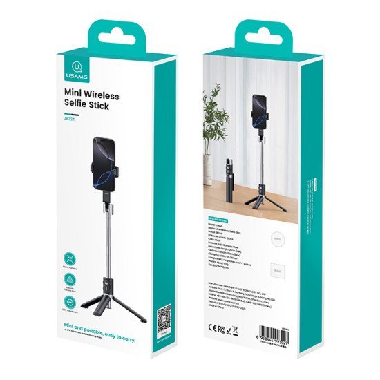Usams Selfie Stick Zb324 Με Τρίποδο, Έως 110Cm, Bluetooth, Μαύρο Usams Selfie Stick Zb324 Με Τρίποδο, Έως 110Cm, Bluetooth, Μαύρο