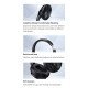 Usams Headphones Yh21, Ασύρματα & Ενσύρματα, Φ40Mm, 500Mah, Μαύρα Usams Headphones Yh21, Ασύρματα & Ενσύρματα, Φ40Mm, 500Mah, Μαύρα