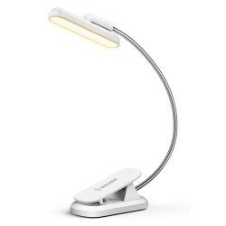 Glocusent Led Φακός Διαβάσματος Glcsnta2404, Επαναφορτιζόμενος, Έως 60Lm, Λευκός