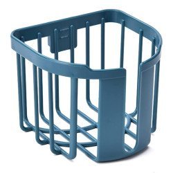 Home Use Επιτοίχια Χαρτοθήκη Μπάνιου Huh-0220 Με Αυτοκόλλητο, 11X14X13.5Cm, Μπλε