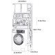 Home Use Ραφιέρα Μπάνιου Huh-0222 Με 3 Ράφια, Μεταλλική, 65X25X175Cm, Λευκή Home Use Ραφιέρα Μπάνιου Huh-0222 Με 3 Ράφια, Μεταλλική, 65X25X175Cm, Λευκή
