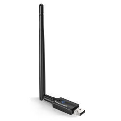 Powertech Ασύρματος Usb Αντάπτορας Δικτύου Pt-1386, 900Mbps Wifi 6, Bluetooth 5.3