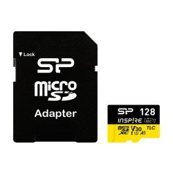 Silicon Power Κάρτα Μνήμης Microsdxc Inspire, 128Gb, Uhs-I U3 A1 V30 Silicon Power Κάρτα Μνήμης Microsdxc Inspire, 128Gb, Uhs-I U3 A1 V30
