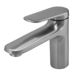 Bruno Μπαταρία Νιπτήρα M11570-235C, Αναμεικτική, Ασημί