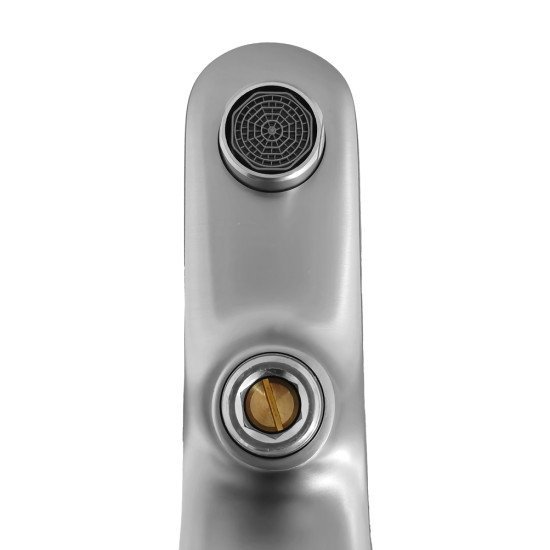 Bruno Μπαταρία Τοίχου Μπάνιου M31570-235C, Αναμεικτική, Ασημί