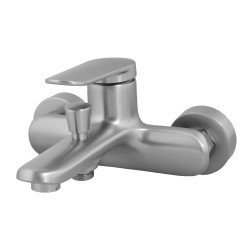 Bruno Μπαταρία Τοίχου Μπάνιου M31570-235C, Αναμεικτική, Ασημί