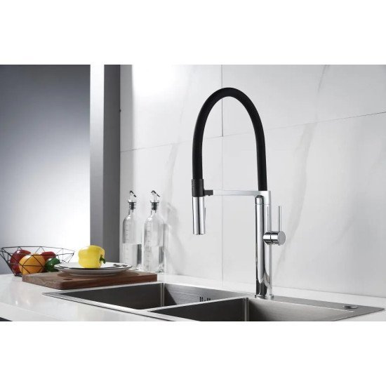 Bruno Μπαταρία Πάγκου Κουζίνας M54801-817C, Αναμεικτική, Ασημί