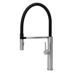 Bruno Μπαταρία Πάγκου Κουζίνας M54801-817C, Αναμεικτική, Ασημί