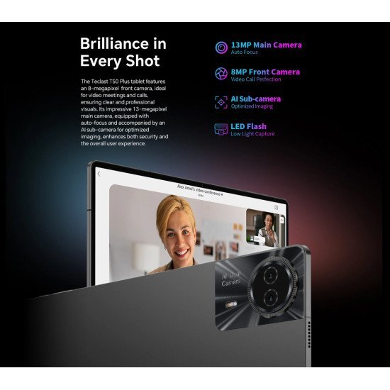 Teclast Tablet T50 Plus, 11", 6/256Gb, 4G, Android 15, 8000Mah, Γκρι Teclast Tablet T50 Plus, 11", 6/256Gb, 4G, Android 15, 8000Mah, Γκρι