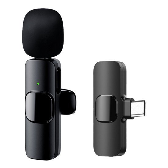 Apexel Ασύρματο Μικρόφωνο Apl-Mic003, Usb-C, 2.4Ghz, Μαύρο Apexel Ασύρματο Μικρόφωνο Apl-Mic003, Usb-C, 2.4Ghz, Μαύρο