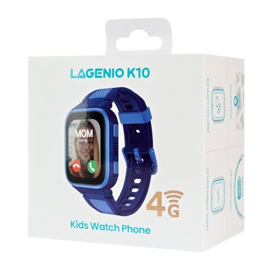 Lagenio Gps Smartwatch Για Παιδιά K10, 1.8", Με Κάμερα, 4G, Ip68, Μπλε Lagenio Gps Smartwatch Για Παιδιά K10, 1.8", Με Κάμερα, 4G, Ip68, Μπλε