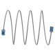 Goobay Καλώδιο Δικτύου 74227, Cat 6A U/Utp, Slim, Copper, 500Mhz, 10M, Γκρι