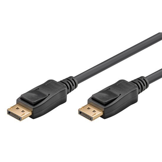 Goobay Καλώδιο Displayport 74744, 8K/120Hz, 40 Gbps, 2M, Μαύρο Goobay Καλώδιο Displayport 74744, 8K/120Hz, 40 Gbps, 2M, Μαύρο