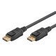 Goobay Καλώδιο Displayport 74744, 8K/120Hz, 40 Gbps, 2M, Μαύρο Goobay Καλώδιο Displayport 74744, 8K/120Hz, 40 Gbps, 2M, Μαύρο