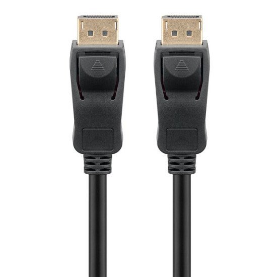 Goobay Καλώδιο Displayport 74744, 8K/120Hz, 40 Gbps, 2M, Μαύρο Goobay Καλώδιο Displayport 74744, 8K/120Hz, 40 Gbps, 2M, Μαύρο
