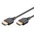 Goobay Καλώδιο Hdmi 75292 Με Ethernet, Slim, 4K/60Hz, 18 Gbps, 0.5M, Μαύρο