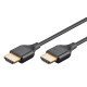 Goobay Καλώδιο Hdmi 75298 Με Ethernet, Slim, 8K/60Hz, 48 Gbps, 1M, Μαύρο Goobay Καλώδιο Hdmi 75298 Με Ethernet, Slim, 8K/60Hz, 48 Gbps, 1M, Μαύρο
