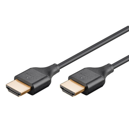 Goobay Καλώδιο Hdmi 75299 Με Ethernet, Slim, 8K/60Hz, 48 Gbps, 2M, Μαύρο Goobay Καλώδιο Hdmi 75299 Με Ethernet, Slim, 8K/60Hz, 48 Gbps, 2M, Μαύρο