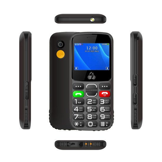 Powertech Κινητό Τηλέφωνο Sentry Eco Ii, 2.31", Dual Sim, Με Κάμερα, Μαύρο Powertech Κινητό Τηλέφωνο Sentry Eco Ii, 2.31", Dual Sim, Με Κάμερα, Μαύρο