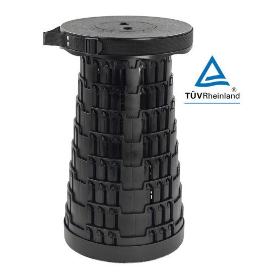 Powertech Πτυσσόμενο Καρεκλάκι Huh-0230, Αντοχή Έως 250Kg, 25.5X45Cm, Μαύρο Powertech Πτυσσόμενο Καρεκλάκι Huh-0230, Αντοχή Έως 250Kg, 25.5X45Cm, Μαύρο