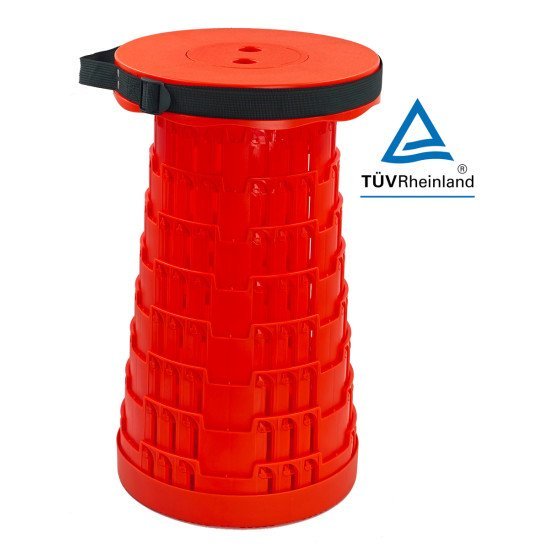 Powertech Πτυσσόμενο Καρεκλάκι Huh-0233, Αντοχή Έως 250Kg, 25.5X45Cm, Κόκκινο Powertech Πτυσσόμενο Καρεκλάκι Huh-0233, Αντοχή Έως 250Kg, 25.5X45Cm, Κόκκινο