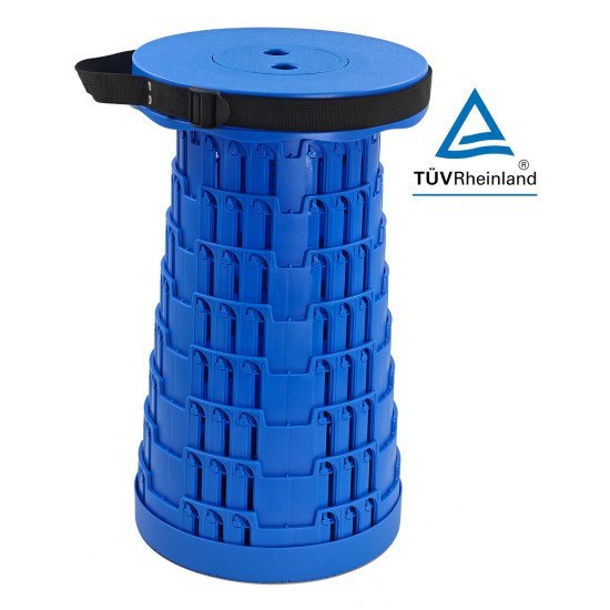 Powertech Πτυσσόμενο Καρεκλάκι Huh-0234, Αντοχή Έως 250Kg, 25.5X45Cm, Μπλε Powertech Πτυσσόμενο Καρεκλάκι Huh-0234, Αντοχή Έως 250Kg, 25.5X45Cm, Μπλε
