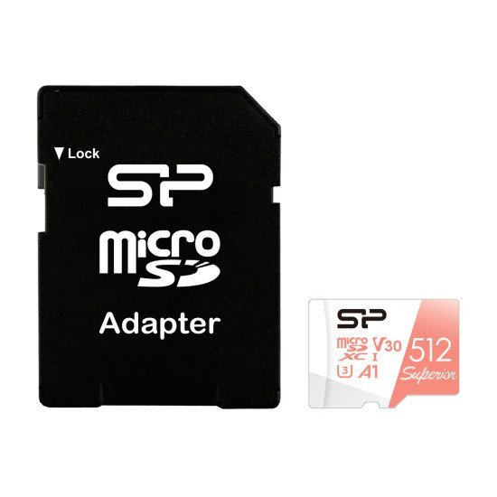 Silicon Power Κάρτα Μνήμης Microsdxc Superior, 512Gb, C10 Uhs-I U3 A1 V30 Silicon Power Κάρτα Μνήμης Microsdxc Superior, 512Gb, C10 Uhs-I U3 A1 V30