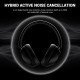 Oneodio Headphones Focus A5, Ενσύρματα & Ασύρματα, Hybrid Anc, 40Mm, 600Mah, Μαύρο Oneodio Headphones Focus A5, Ενσύρματα & Ασύρματα, Hybrid Anc, 40Mm, 600Mah, Μαύρο