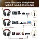 Oneodio Headset Studio Pro 10, 6.35Mm & 3.5Mm Σύνδεση, Hi-Res, 50Mm, Μαύρο/Κόκκινο Oneodio Headset Studio Pro 10, 6.35Mm & 3.5Mm Σύνδεση, Hi-Res, 50Mm, Μαύρο/Κόκκινο