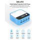 Relife Σταθμός Φόρτισης Q2, 4X Usb-C & 4X Usb, 120W, Gan, Μπλε Relife Σταθμός Φόρτισης Q2, 4X Usb-C & 4X Usb, 120W, Gan, Μπλε
