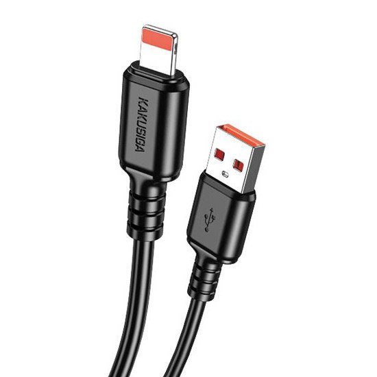 Kakusiga Καλώδιο Lightning Σε Usb Ksc-982, 3A, 480Mbps, 1M, Μαύρο Kakusiga Καλώδιο Lightning Σε Usb Ksc-982, 3A, 480Mbps, 1M, Μαύρο
