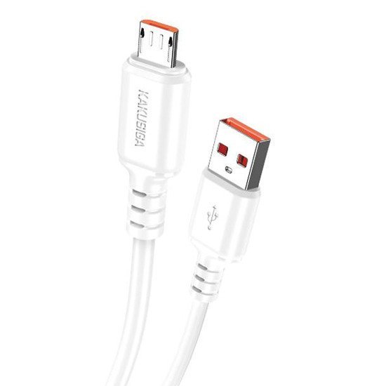 Kakusiga Καλώδιο Micro Usb Σε Usb Ksc-982, 3A, 480Mbps, 1M, Λευκό Kakusiga Καλώδιο Micro Usb Σε Usb Ksc-982, 3A, 480Mbps, 1M, Λευκό