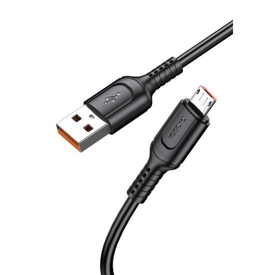 Kakusiga Καλώδιο Micro Usb Σε Usb Ksc-805, 2.4A, 480Mbps, 1M, Μαύρο Kakusiga Καλώδιο Micro Usb Σε Usb Ksc-805, 2.4A, 480Mbps, 1M, Μαύρο