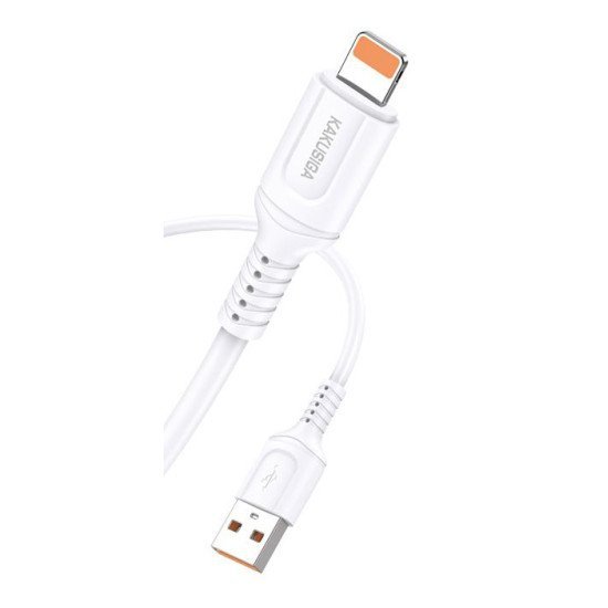 Kakusiga Καλώδιο Lightning Σε Usb Ksc-805, 2.4A, 480Mbps, 1M, Λευκό Kakusiga Καλώδιο Lightning Σε Usb Ksc-805, 2.4A, 480Mbps, 1M, Λευκό