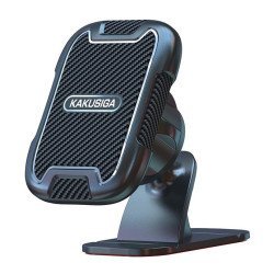 Kakusiga Βάση Smartphone Αυτοκινήτου Ksc-426B Για Ταμπλό, Μαγνητική, Μαύρη