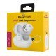 Powertech Earphones Με Θήκη Φόρτισης Pt-1393, True Wireless, 6Mm, 25/230Mah, Λευκά Powertech Earphones Με Θήκη Φόρτισης Pt-1393, True Wireless, 6Mm, 25/230Mah, Λευκά