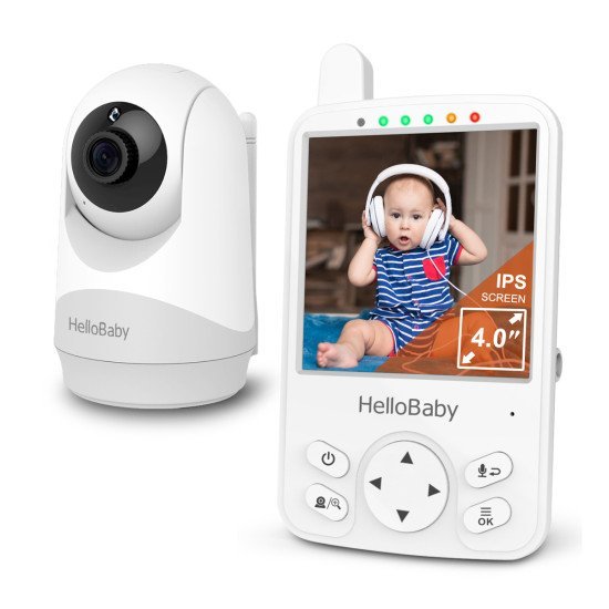 Hellobaby Ενδοεπικοινωνία Μωρού Hb6241 Με Κάμερα & Οθόνη 4", 720P, Ptz Hellobaby Ενδοεπικοινωνία Μωρού Hb6241 Με Κάμερα & Οθόνη 4", 720P, Ptz