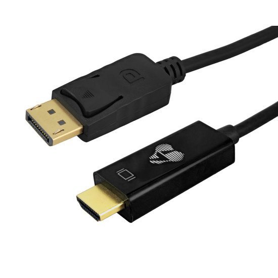 Powertech Καλώδιο Displayport Σε Hdmi Cab-H183, 4K/30Hz, 21.6 Gbps, 1.5M, Μαύρο Powertech Καλώδιο Displayport Σε Hdmi Cab-H183, 4K/30Hz, 21.6 Gbps, 1.5M, Μαύρο