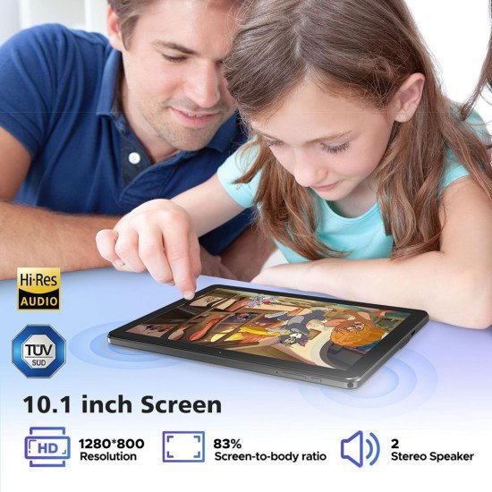 Doogee Tablet T10W Με Πληκτρολόγιο/Στύλο Αφής/Θήκη, 10.1", 4/128Gb, 4G, Android 14, 8000Mah, Μπλε